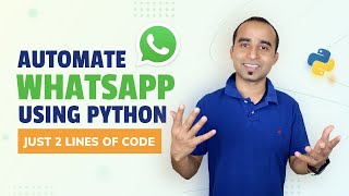 Automate WhatsApp message || Hack WhatsApp || WhatsApp trick || Learn Python || Python Project