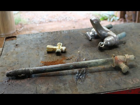 Cleaning up some Scrap plumbing items for Copper, Brass and Aluminum