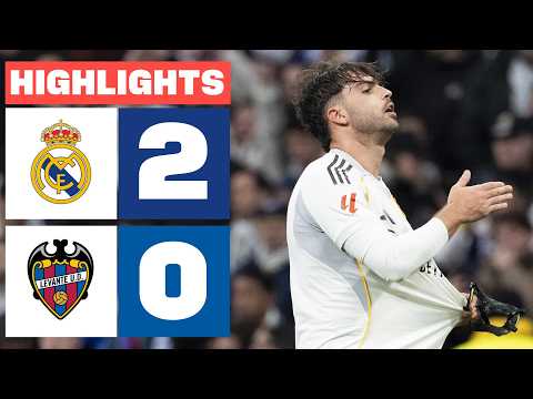 REAL MADRID 2 - 0 LEVANTE UD | RESUMEN LALIGA EA SPORTS