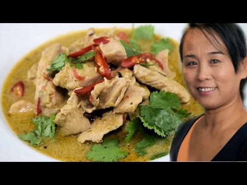 Thai Red Chicken Curry Recipe (Chinese Style Cooking Recipe) Video