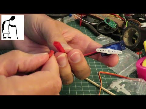 Quick and Dirty RC Servo conversion to DC 360 rotation