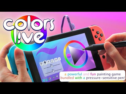 Colors Live: Digital painting on Nintendo Switch - Release Date Announcement
