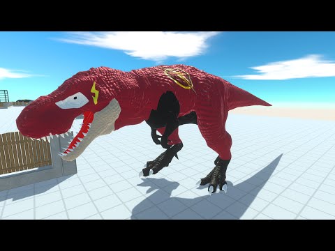 Flash T-Rex Deadly Tour BATTLES - Animal Revolt Battle Simulator