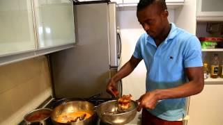 HOW TO COOK EGUSI SOUP AND EBA IN MALAYSIA (TMEDIA)