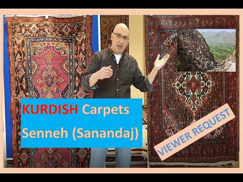 Kurdish Senneh Rugs - Sanandaj Tribal Persian Carpets - Viewer Request