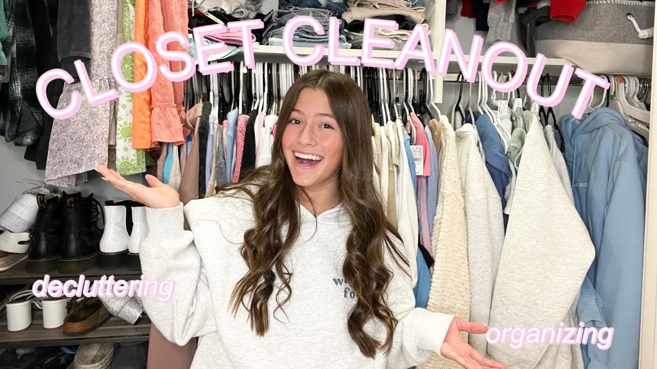 EXTREME CLOSET ORGANIZATION *decluttering, cleaning, & transformation!*