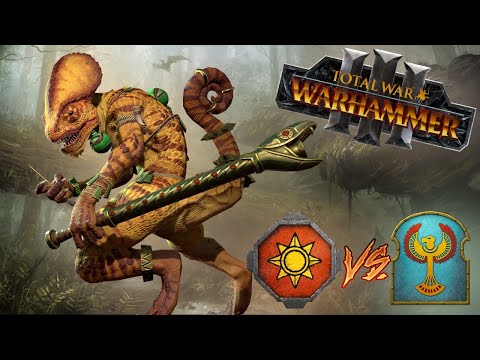 SNEAKY SNEAKY! Lizardmen vs Tomb Kings - Total War Warhammer 3