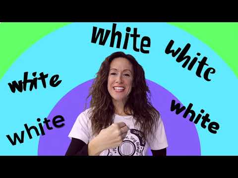 Learn Colors Song for Children (Official Video) White is the Color of the Day | Learn Sign Language