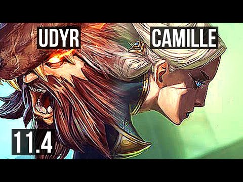 UDYR vs CAMILLE (TOP) | 3.3M mastery, 3/0/5, 1800+ games | EUW Diamond | v11.4