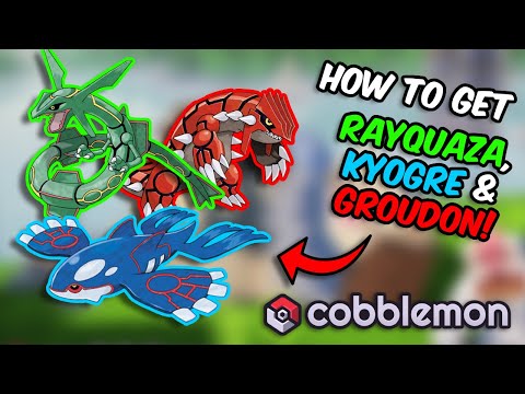 How To Get RAYQUAZA, GROUDON & KYOGRE In Cobblemon! | Minecraft Cobblemon