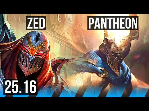 ZED vs PANTHEON (MID) | KR Master | 25.16