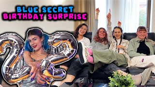 We made a Secret Birthday Party for Blue! 🎉🥳🎁🍾 We pretended that we didn't care! @TrixyBlue