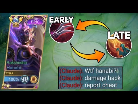 HANABI BROKEN HAAS' CLAW FIRST ITEM FOR DAMAGE HACK AND LATE GAME ITEM FOR PERFECT WIN!🔥