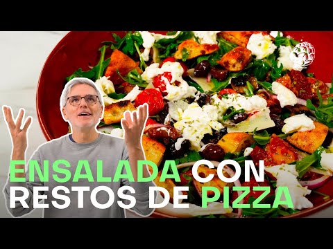 ‘Ensalazza’, el plato de aprovechamiento definitivo para los restos de pizza | EL COMIDISTA