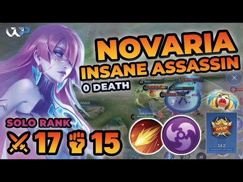 SECRETS of BURST DAMAGE: Novaria's 17-Kill MVP Gameplay & Assassin Emblem Trick!