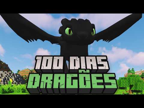SOBREVIVI 100 DIAS NO MUNDO DOS DRAGOES DO MINECRAFT - O FILME