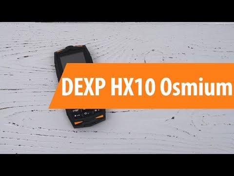 Распаковка сотового телефона DEXP HX10 Osmium / Unboxing DEXP HX10 Osmium