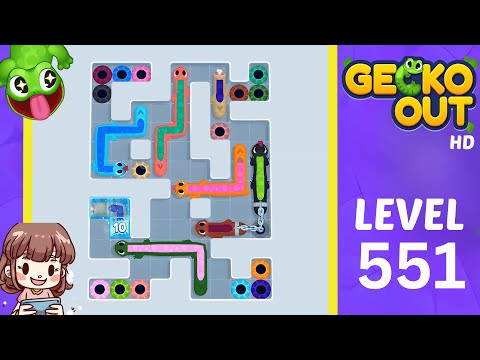 Gecko Out Level 551 Solution Walkthrough