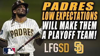 SAN DIEGO PADRES WILL BE A PLAYOFF TEAM IN 2024 DUE TO LOWERED EXPECTATIONS AND MORE CONSISTANCY!