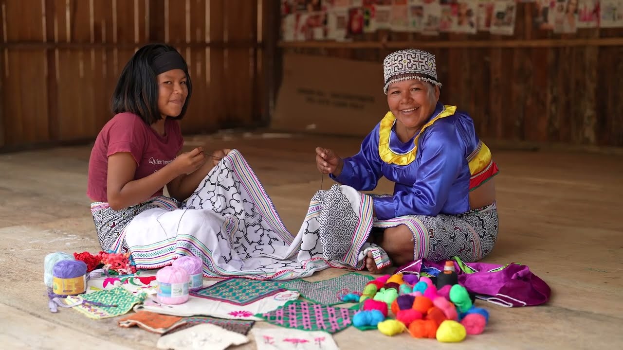 Eldivia Gonzales, lideresa indígena Shipibo Conibo de la comunidad nativa Pueblo Nuevo
