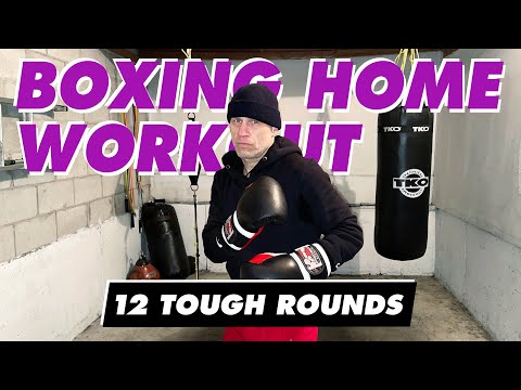 12 Tough Heavy Bag Rounds (combos are listed at beginning of round, and are in description below)
