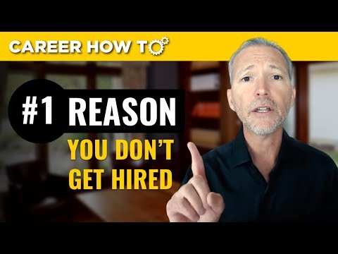 Job Interview Tip: The Number 1 Reason Why You Don't Get Hired