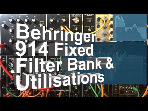 Демонстрация модуля Behringer 914 Fixed Filter Bank