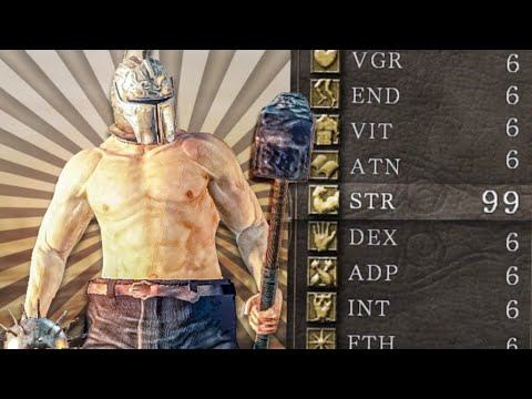 "Breaking" Dark Souls 2 by ONLY Leveling Strength
