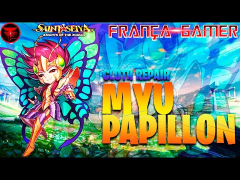 CLOTH REPAIR MYU DE PAPILLON EM DETALHES -Saint Seiya Awakening