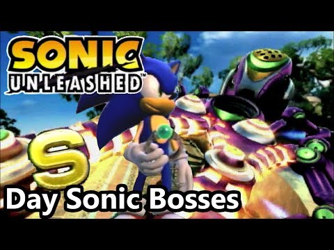 Sonic Unleashed (Wii) S Rankings-Day Sonic Bosses