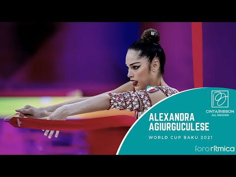 Alexandra Agiurguculese (cinta/ribbon) - World Cup Bakú 2021