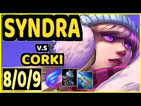 ANYYY (SYNDRA) vs CORKI - 8/0/9 KDA MID CHALLENGER GAMEPLAY - BR