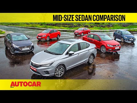 City vs Verna vs Ciaz vs Vento vs Rapid vs Yaris - The Best Sedan Is... | Comparison | Autocar India