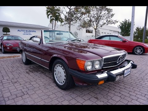 *SOLD* The R107 1989 Mercedes-Benz 560 SL is a timeless classic that can be comfortably driven