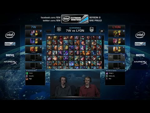 Lyon Gaming vs Seven Wars e-Sports Game 3 | Quarter Finals IEM Sao Paulo LOL 2014 | LYON vs 7W G3