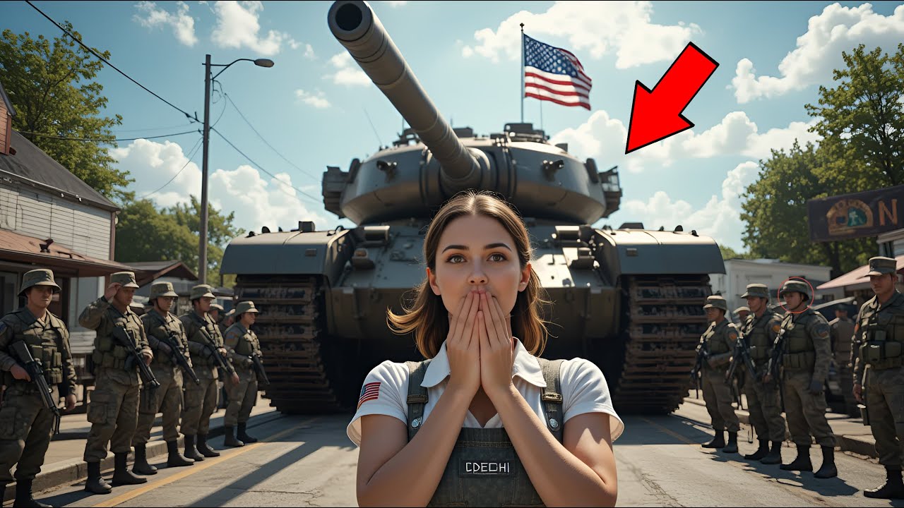 Waitress Pays for a Veteran’s Meal—The Next Day, Tanks Roll Up to Her Restaurant!