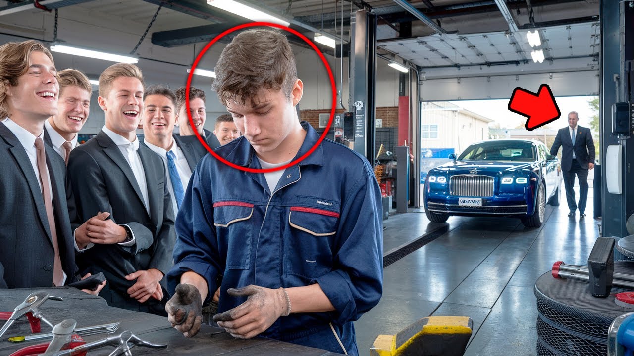 They Made Fun Of Him For Working In A Workshop, But They Never Imagined Who His Father Was...