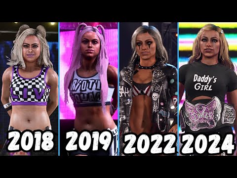 Evolution of Liv Morgan Entrance 2018 -2024 - WWE Games