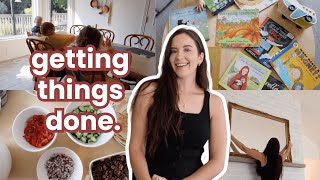 Busy Day in The Life of a Homemaker | Homeschool Prep, Thrift w/ Me, Hosting