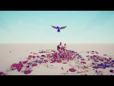 100 Skeleton Warriors vs Valkyries | TABS - Totally Accurate Battle Simulator | 4K | #tabs2022