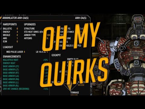 CIVIL WAR MECH QUIRKS RELEASED