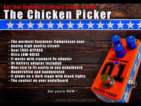 Beteramp Chicken Picker - Sustainer Compressor guitar pedal 2020 image 9