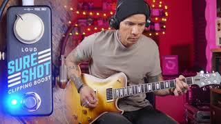 Video thumbnail for Greer Sure Shot Clipping Boost pedal by R.J. Ronquillo