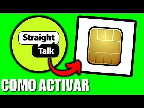 ✅How to activate a Straight Talk SIM card (activate chip)