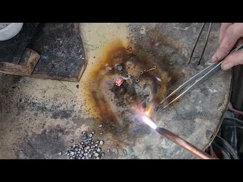 Making Sterling Silver Shot or Half Round Balls from Scrap for Jewelry