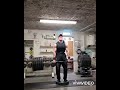 230kg deficit deadlift 5 reps for 3 sets, bodyweight 90kg