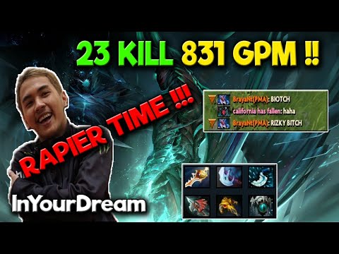 InYourDream Terrorblade !! Rapier Game Insane Skill !!!
