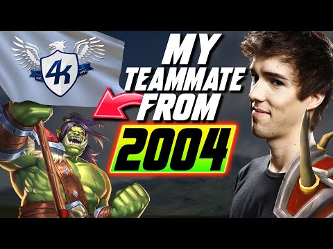 Playing vs 4Kings team mate from 19 YEARS AGO - WC3 - Grubby