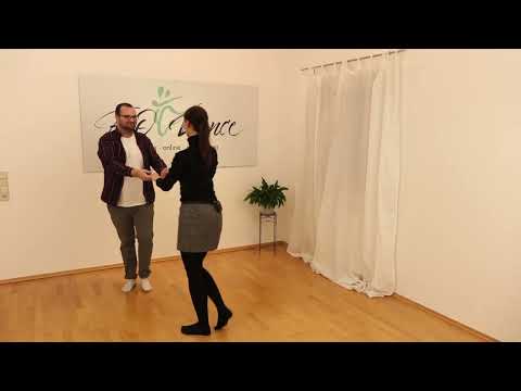 Discofox Figur: Ausgang Taucher aus Körbchen-karussell - Demonstration & Zählen