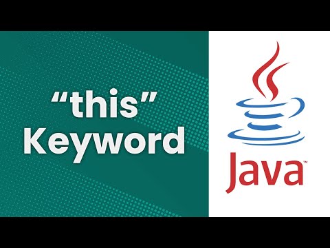 "this" Keyword (Java Tutorial)